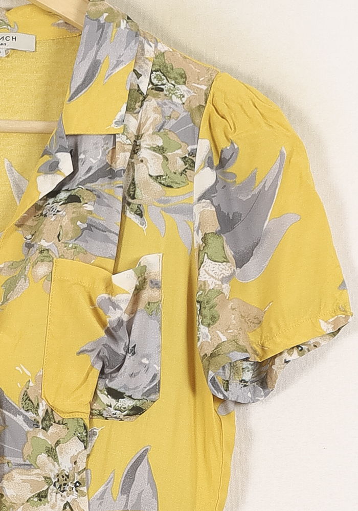 Combishort Jaune et Gris - Taille S/36 de la marque FRNCH | PARAD56030 - Vendu par Paradigme - Image 3