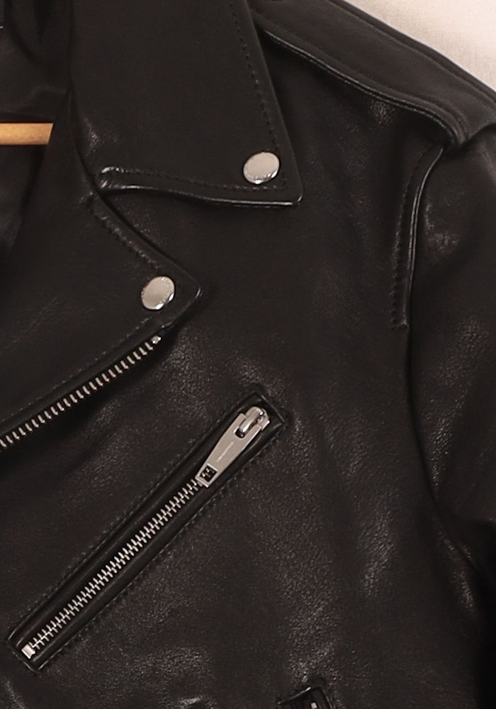 Perfecto Noir - Taille M/38 de la marque The Kooples | PARAD56033 - Vendu par Paradigme - Image 3