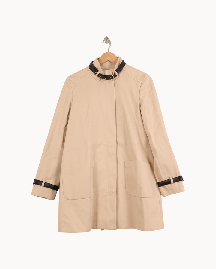 Trench Beige et Noir - Taille M/38 de la marque ZAPA | PARAD56035 - Vendu par Paradigme - Image 2
