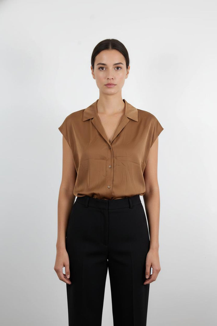 Blouse Marron - Taille M/38