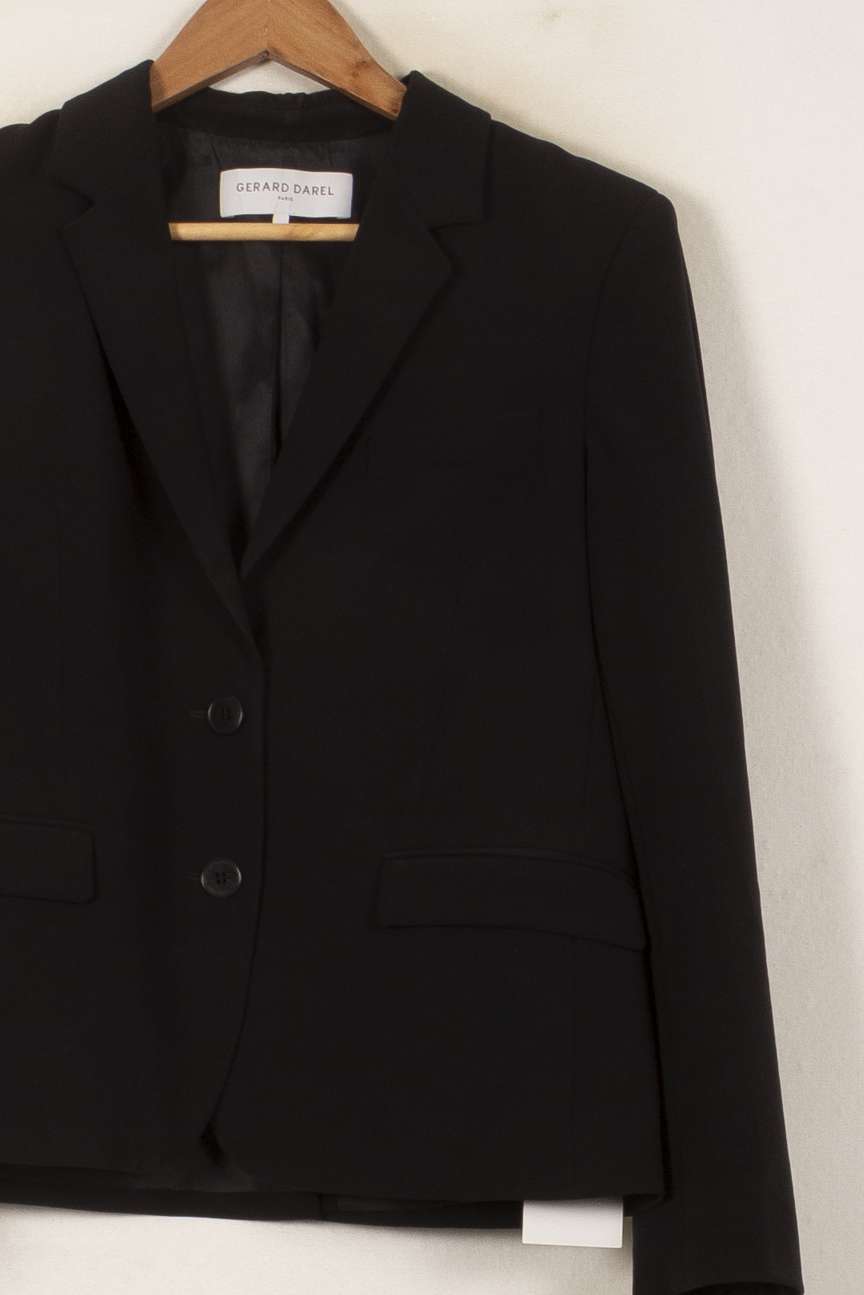 Veste Noire - Taille M/38 de la marque Gerard Darel | PARAD56046 - Vendu par Paradigme - Image 3