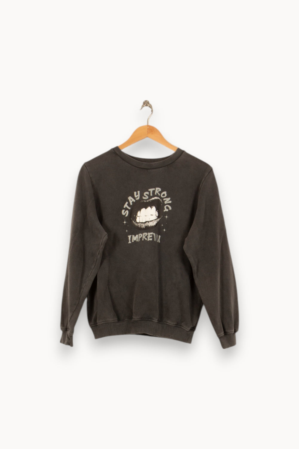 Sweatshirt Noir - Taille XS/34 de la marque Imprevu | PARAD56048 - Vendu par Paradigme - Image 2