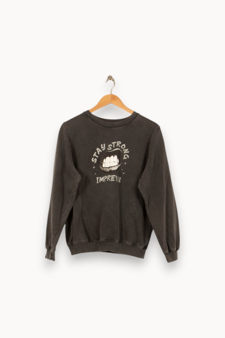 Sweatshirt Noir - Taille XS/34 de la marque Imprevu | PARAD56048 - Vendu par Paradigme - Image 2
