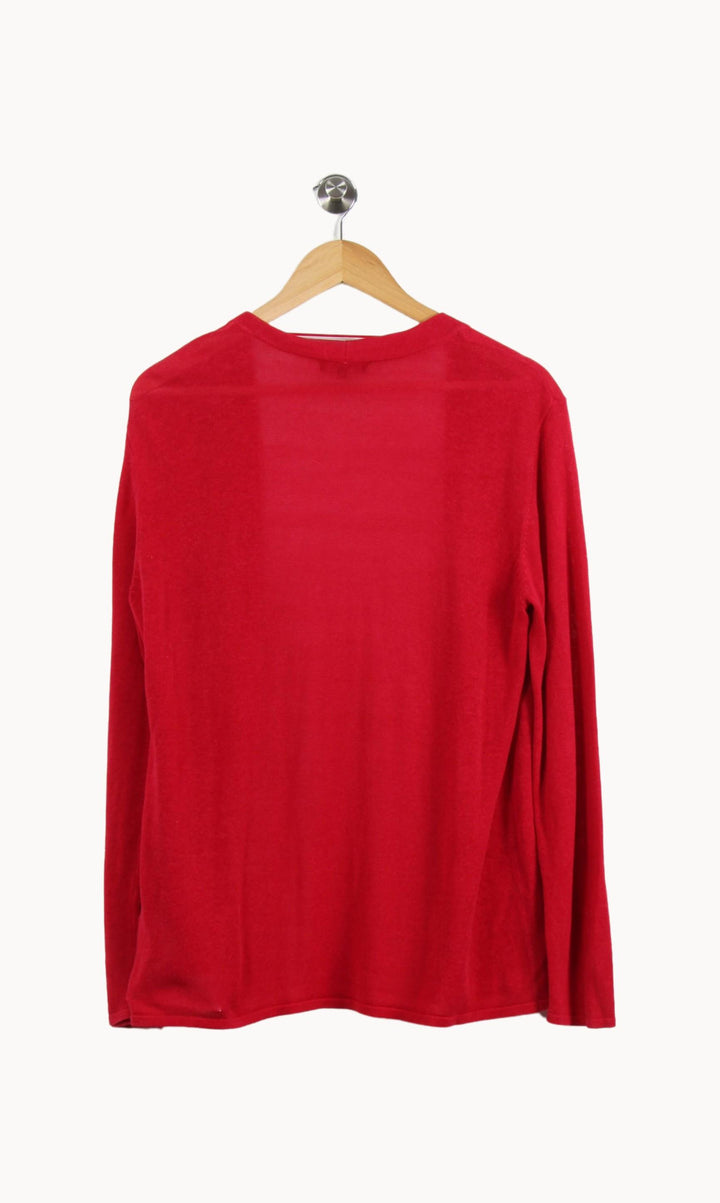 Cardigan Rouge - Taille XL/42 de la marque Caroll | PARAD56055 - Vendu par Paradigme - Image 4