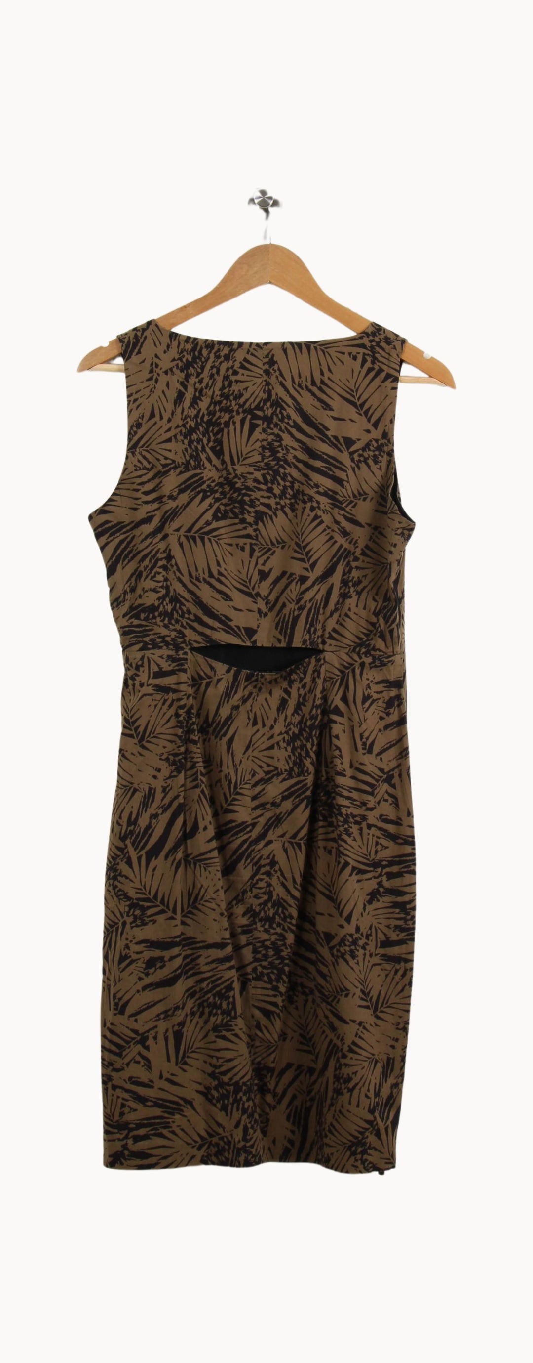 Robe Courte Marron et Noir - Taille M/38 de la marque Gerard Darel | PARAD56058 - Vendu par Paradigme - Image 4