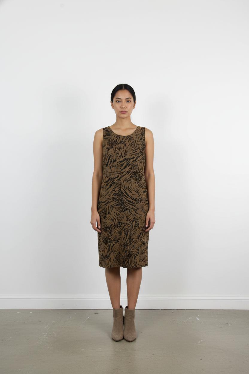 Robe Courte Marron et Noir - Taille M/38