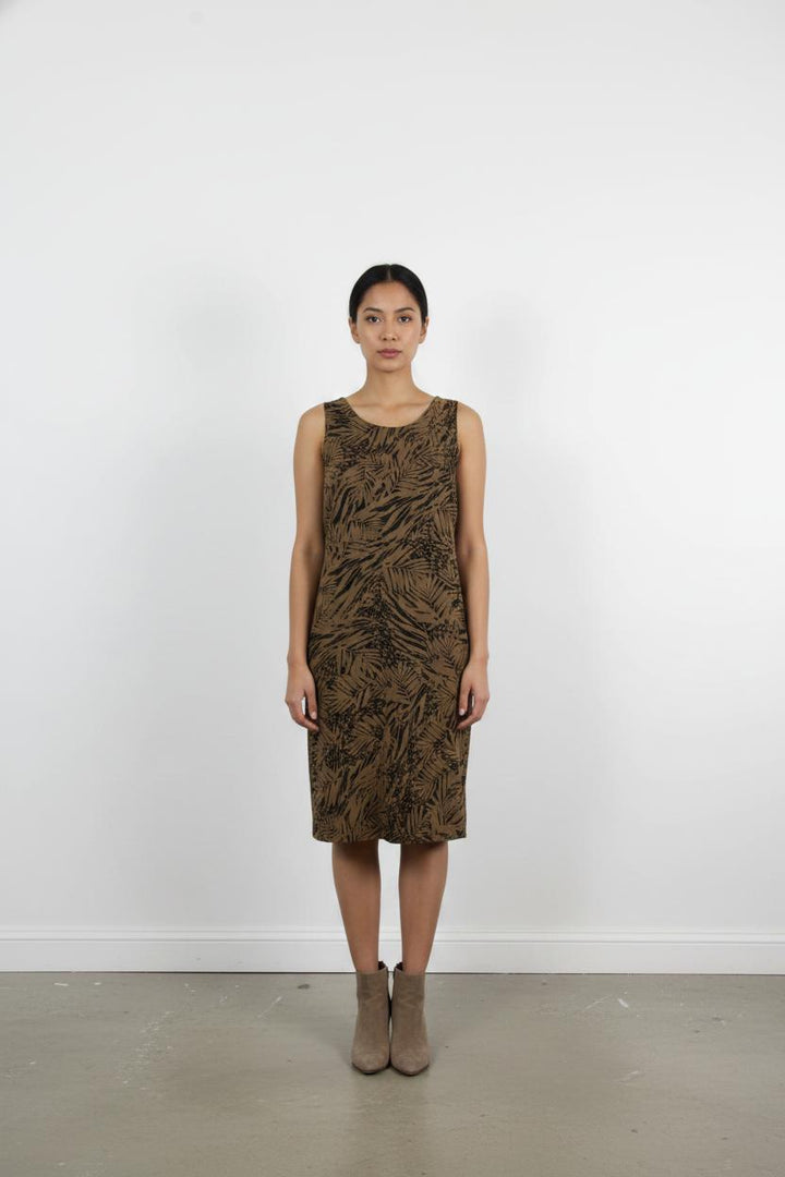 Robe Courte Marron et Noir - Taille M/38