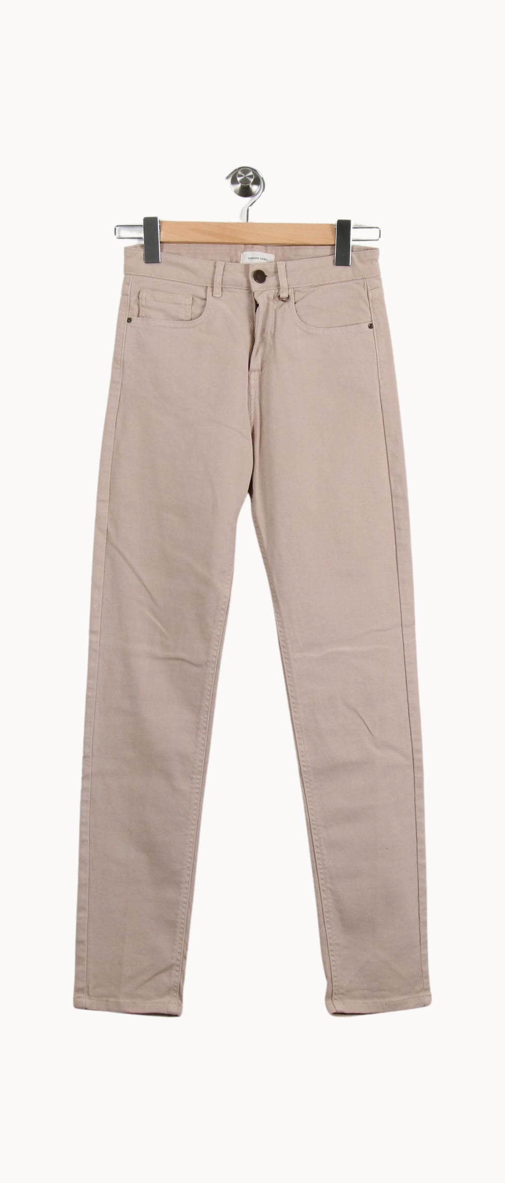 Jean Beige - Taille S/36 de la marque Gerard Darel | PARAD56061 - Vendu par Paradigme - Image 2