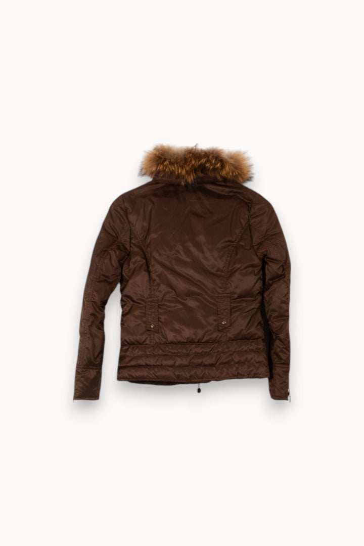 Doudoune Courte Marron - Taille S/36 de la marque Moncler | PARAD56064 - Vendu par Paradigme - Image 4