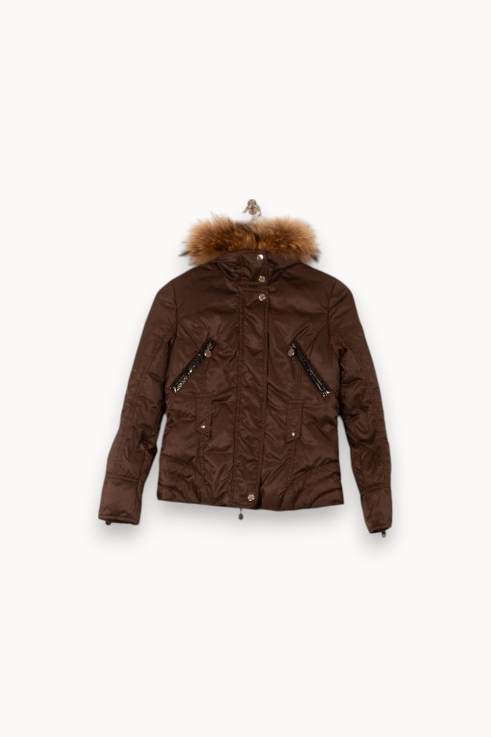 Doudoune Courte Marron - Taille S/36 de la marque Moncler | PARAD56064 - Vendu par Paradigme - Image 2
