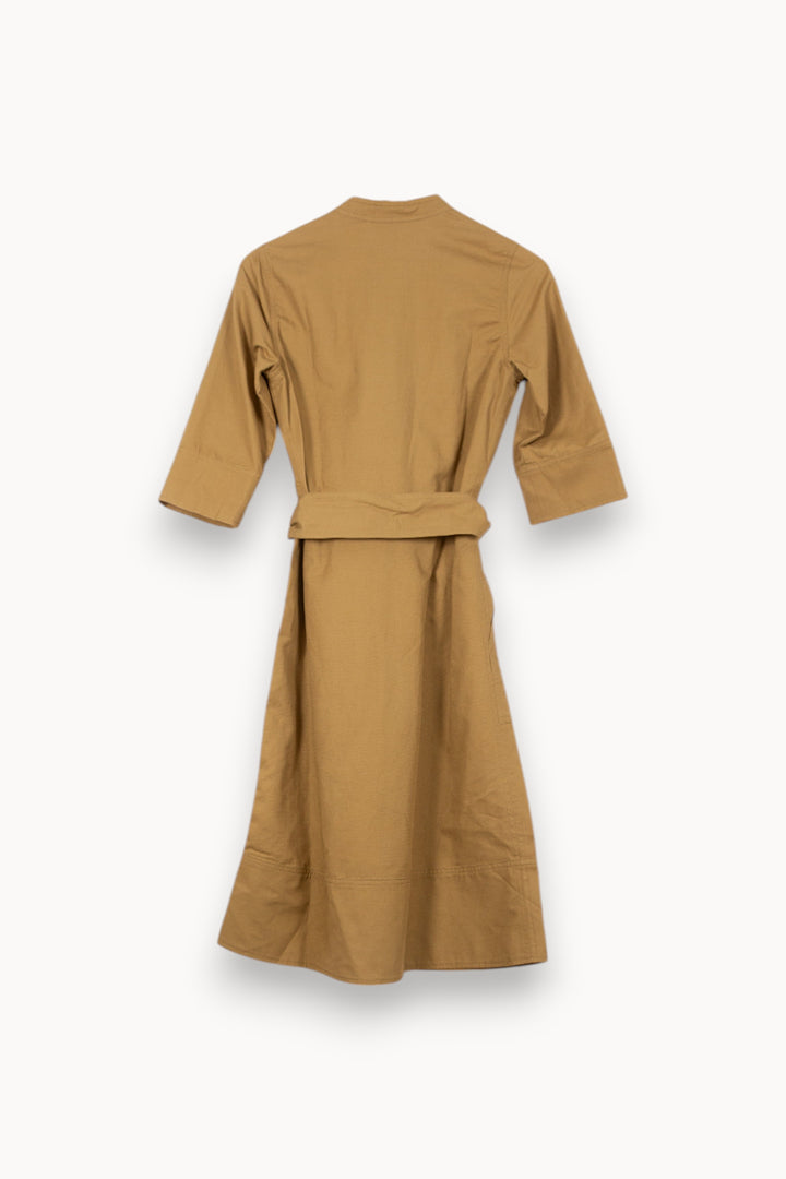 Robe Midi Marron - Taille XS/34 de la marque Vanessa Bruno | PARAD56082 - Vendu par Paradigme - Image 4