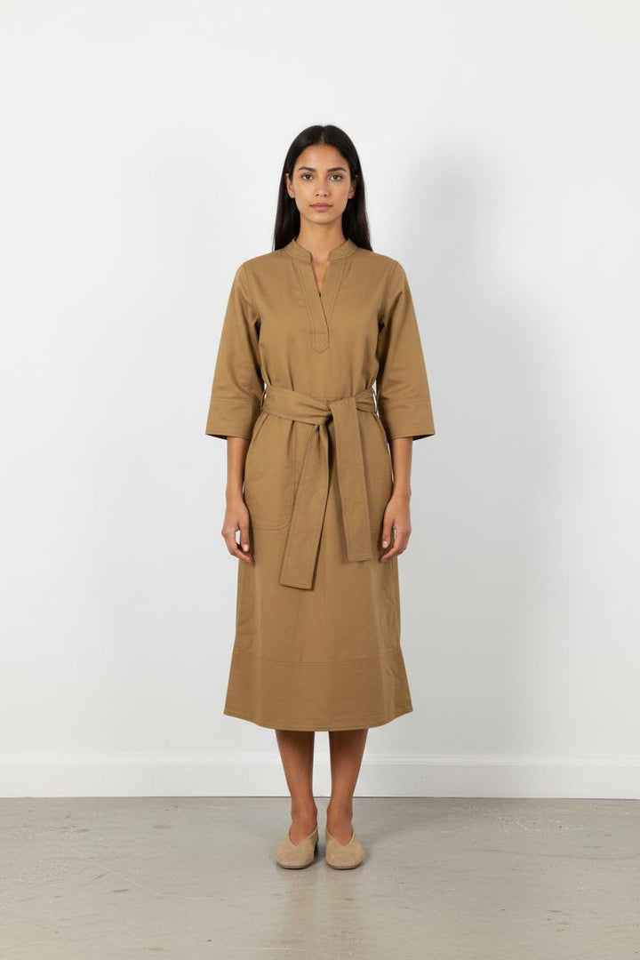 Robe Midi Marron - Taille XS/34