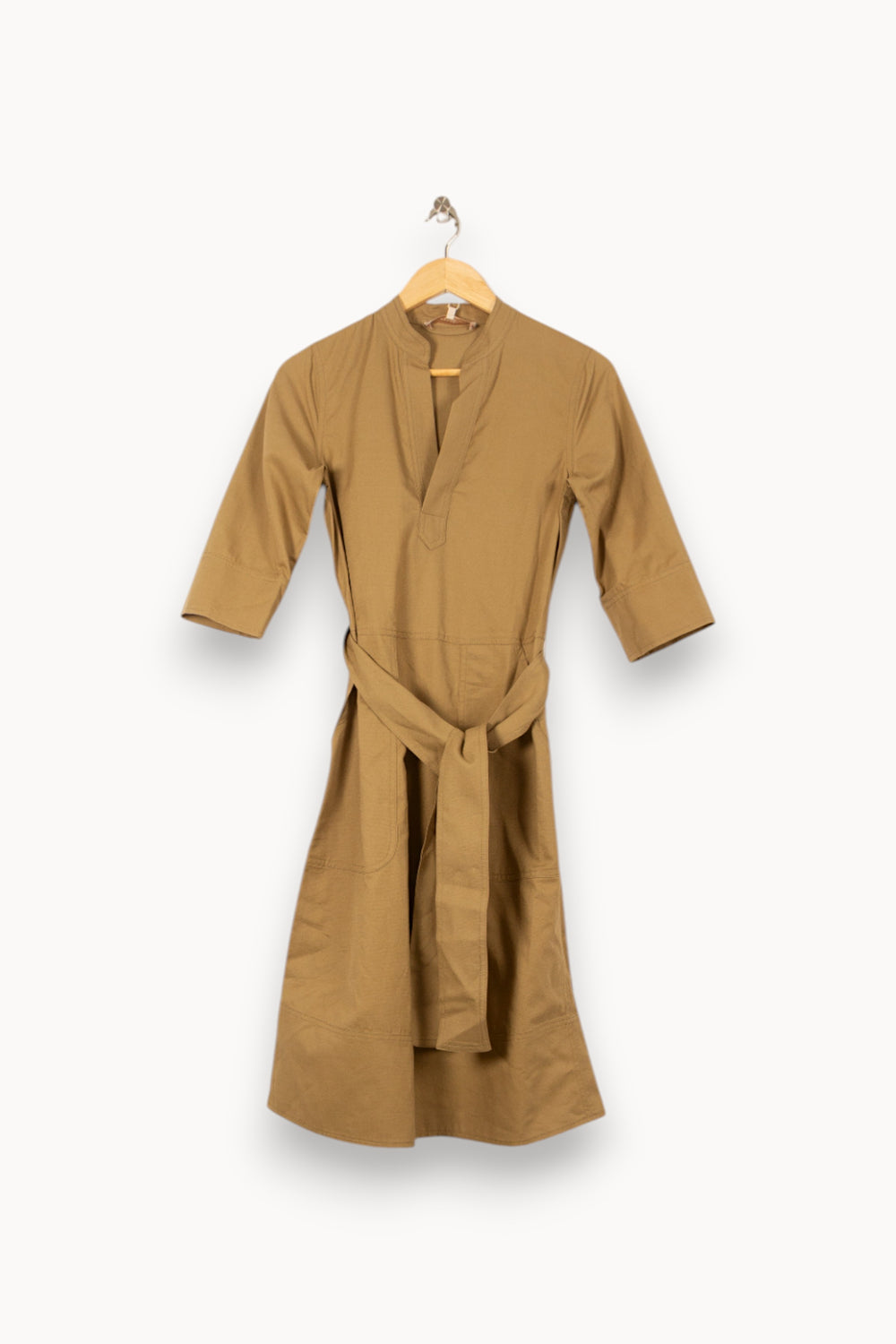 Robe Midi Marron - Taille XS/34 de la marque Vanessa Bruno | PARAD56082 - Vendu par Paradigme - Image 2