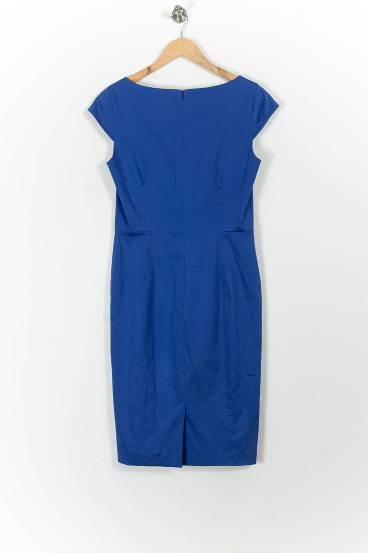 Robe Midi Bleue - Taille L/40 de la marque Max Mara | PARAD56087 - Vendu par Paradigme - Image 4
