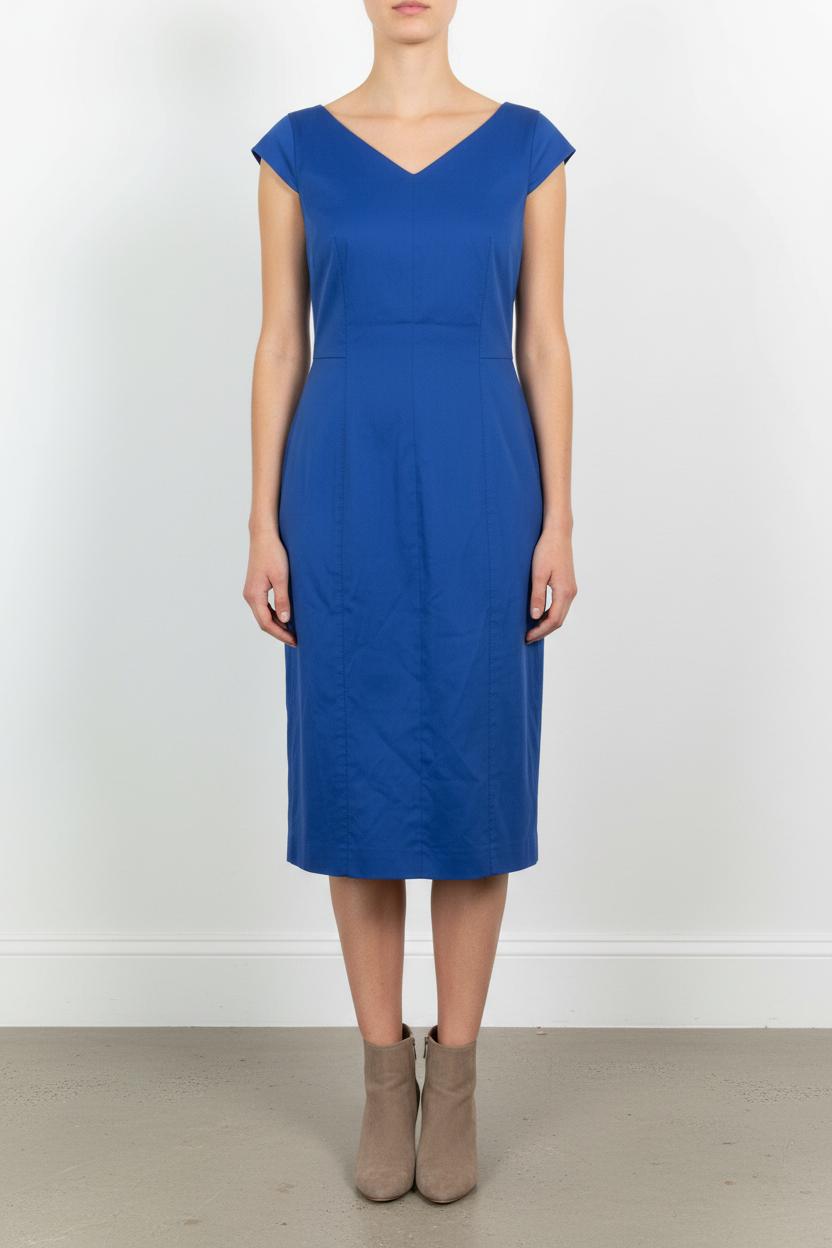 Robe Midi Bleue - Taille L/40 de la marque Max Mara | PARAD56087 - Vendu par Paradigme - Image 1