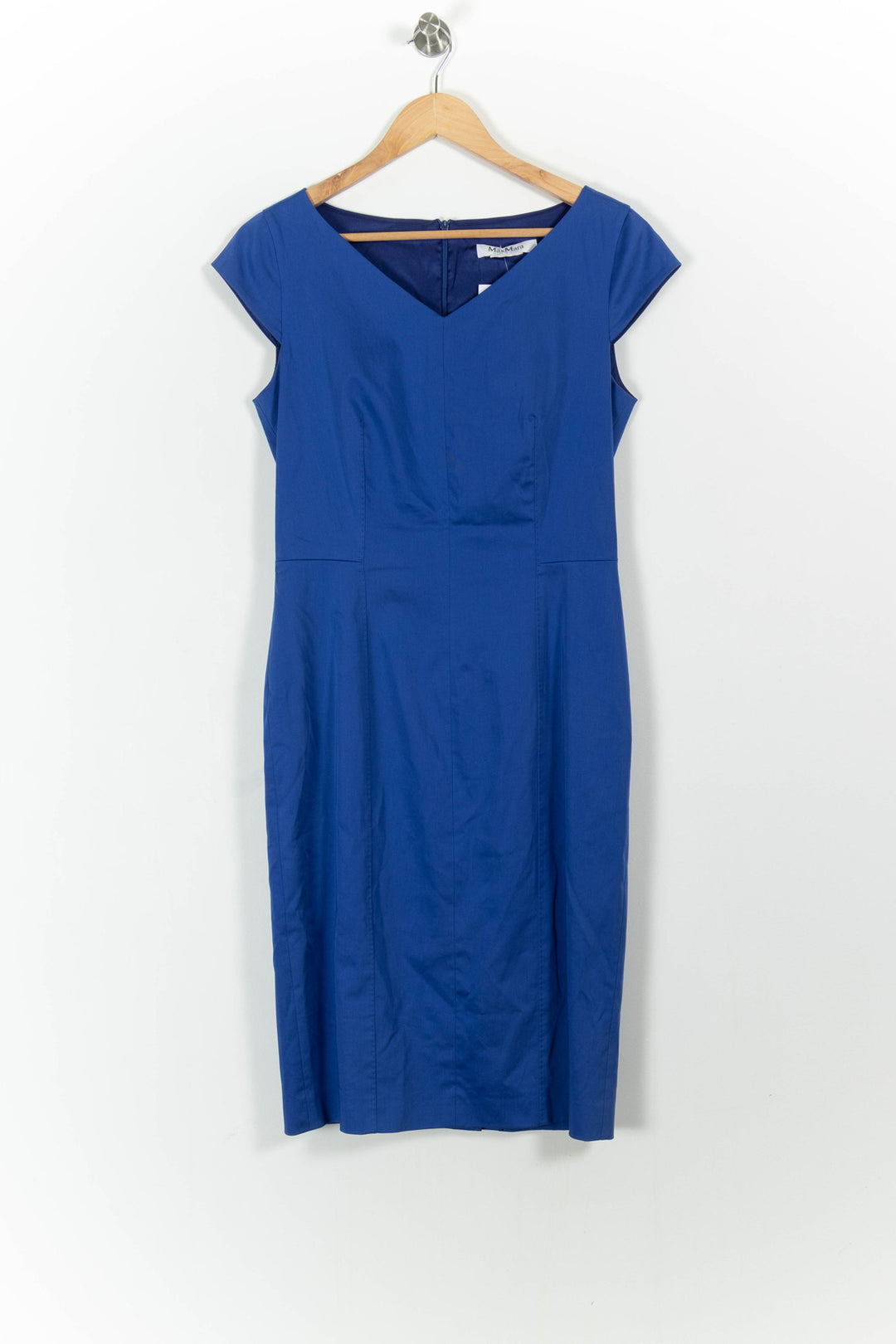 Robe Midi Bleue - Taille L/40 de la marque Max Mara | PARAD56087 - Vendu par Paradigme - Image 2