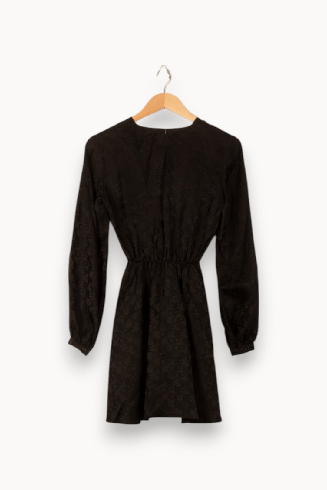 Robe Manches Longues Noire - Taille S/36 de la marque The Kooples | PARAD56088 - Vendu par Paradigme - Image 4