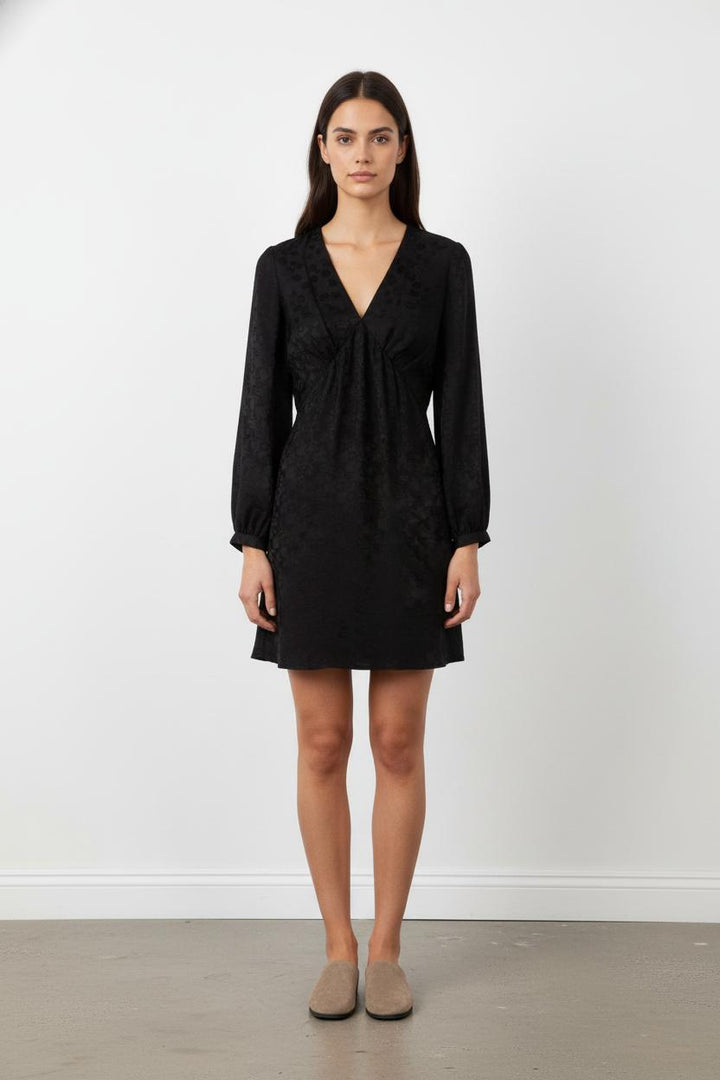 Robe Manches Longues Noire - Taille S/36