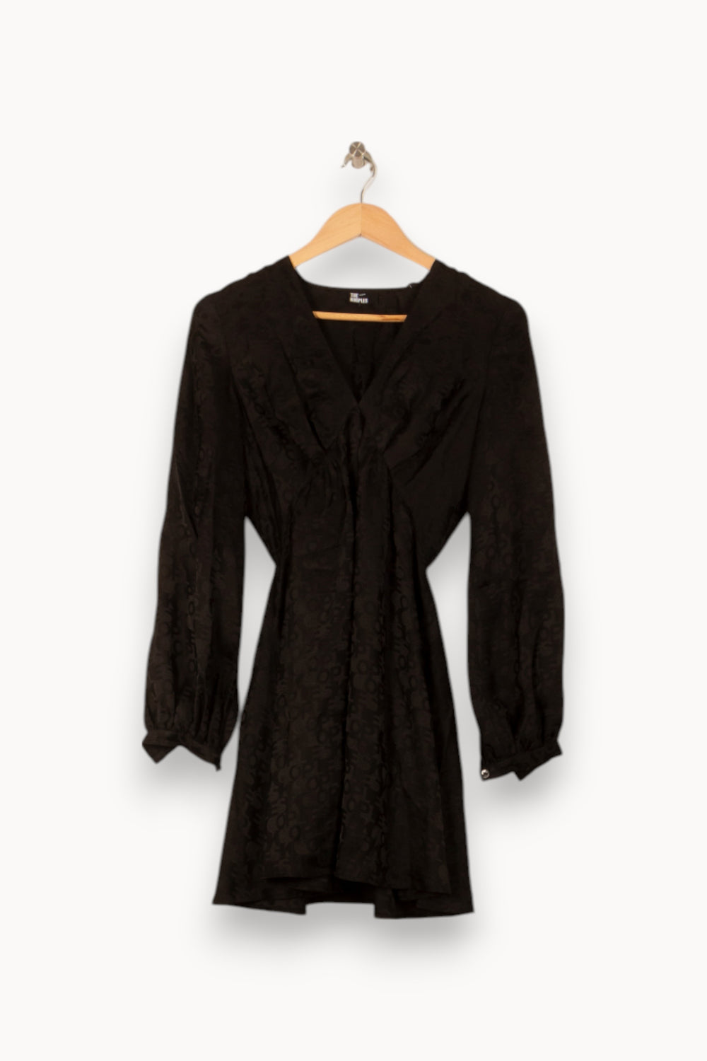 Robe Manches Longues Noire - Taille S/36 de la marque The Kooples | PARAD56088 - Vendu par Paradigme - Image 2