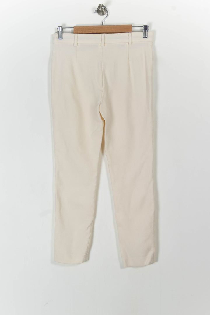 Pantalon Beige - Taille L/40 de la marque Max Mara | PARAD56090 - Vendu par Paradigme - Image 4