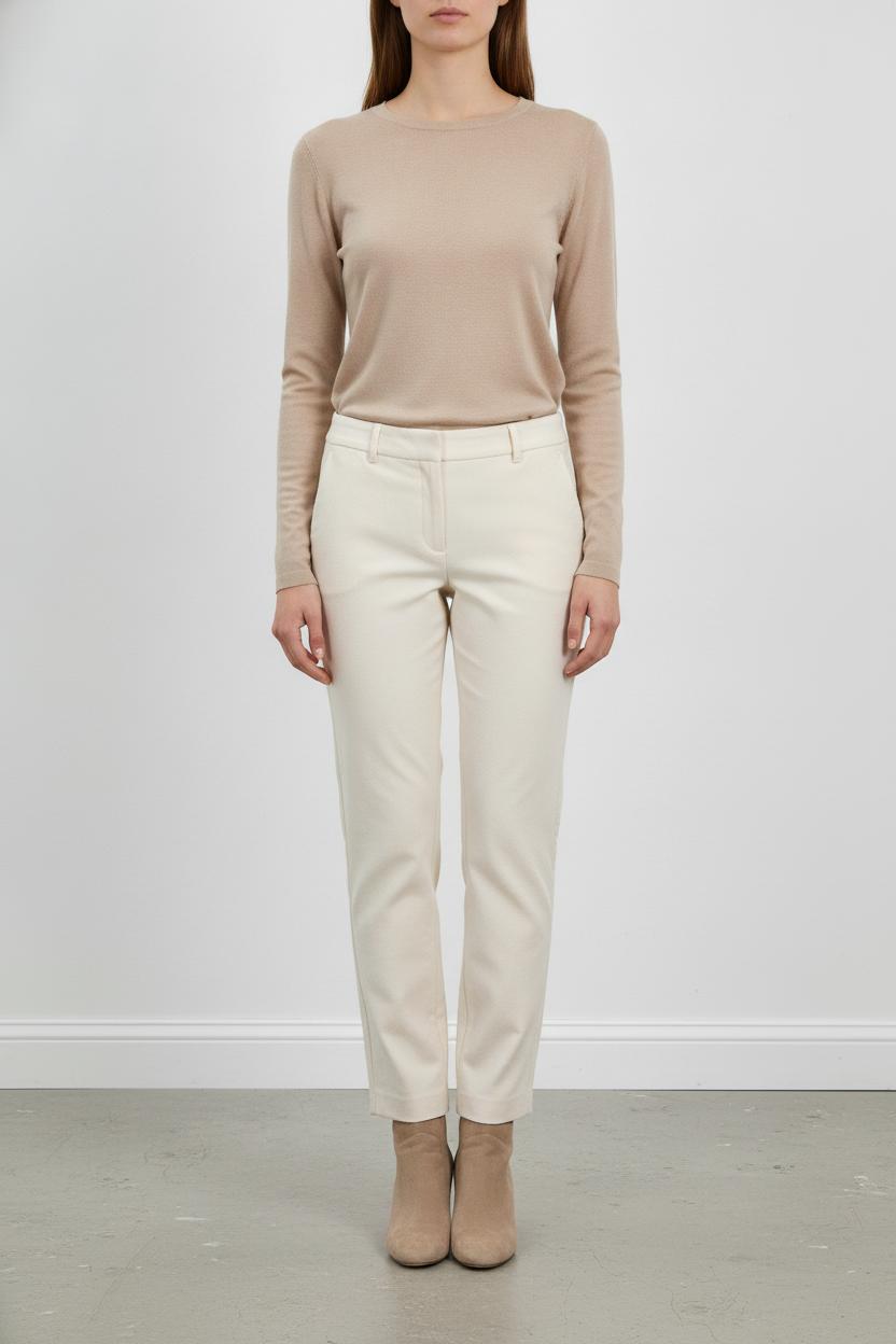 Pantalon Beige - Taille L/40 de la marque Max Mara | PARAD56090 - Vendu par Paradigme - Image 1