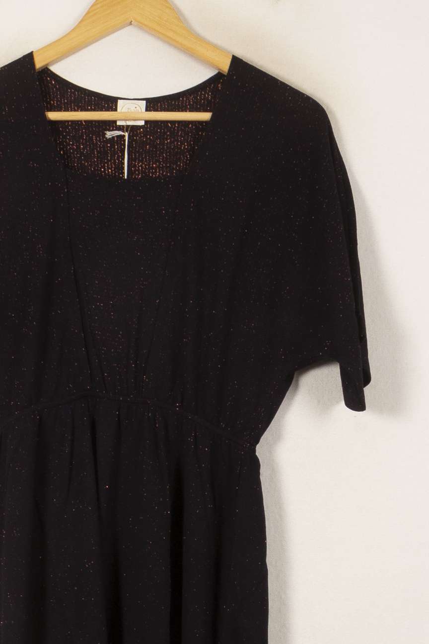 Robe Midi Noire - Taille XS/34 de la marque Des petits hauts | PARAD56092 - Vendu par Paradigme - Image 3
