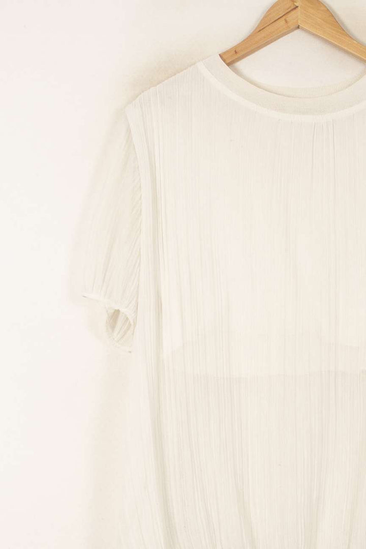 Blouse Blanche - Taille M/38 de la marque Sandro | PARAD56093 - Vendu par Paradigme - Image 3