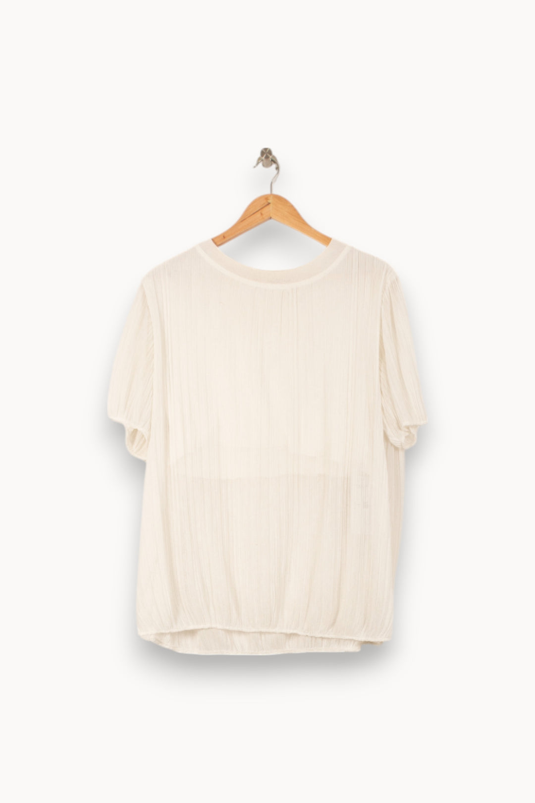 Blouse Blanche - Taille M/38 de la marque Sandro | PARAD56093 - Vendu par Paradigme - Image 2
