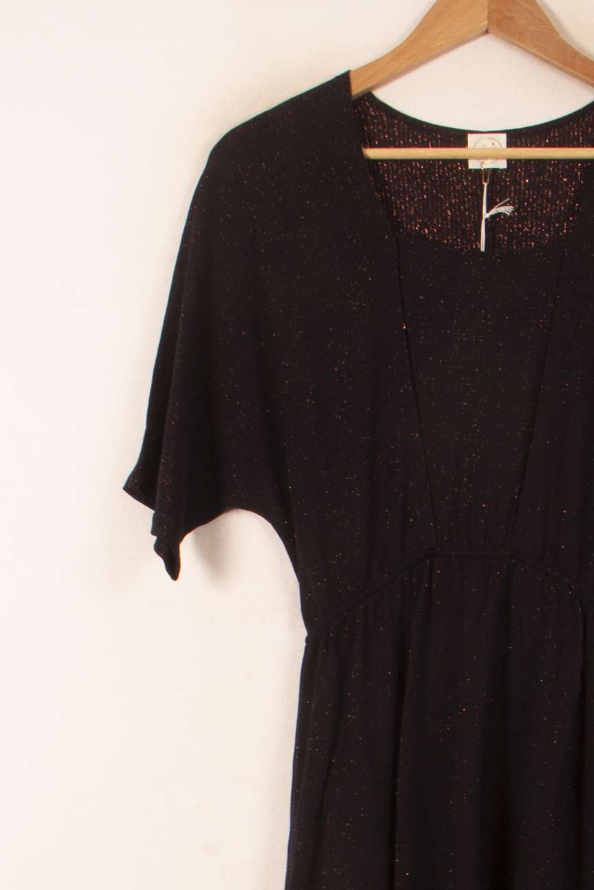 Robe Midi Noire - Taille XS/34 de la marque Des petits hauts | PARAD56100 - Vendu par Paradigme - Image 3