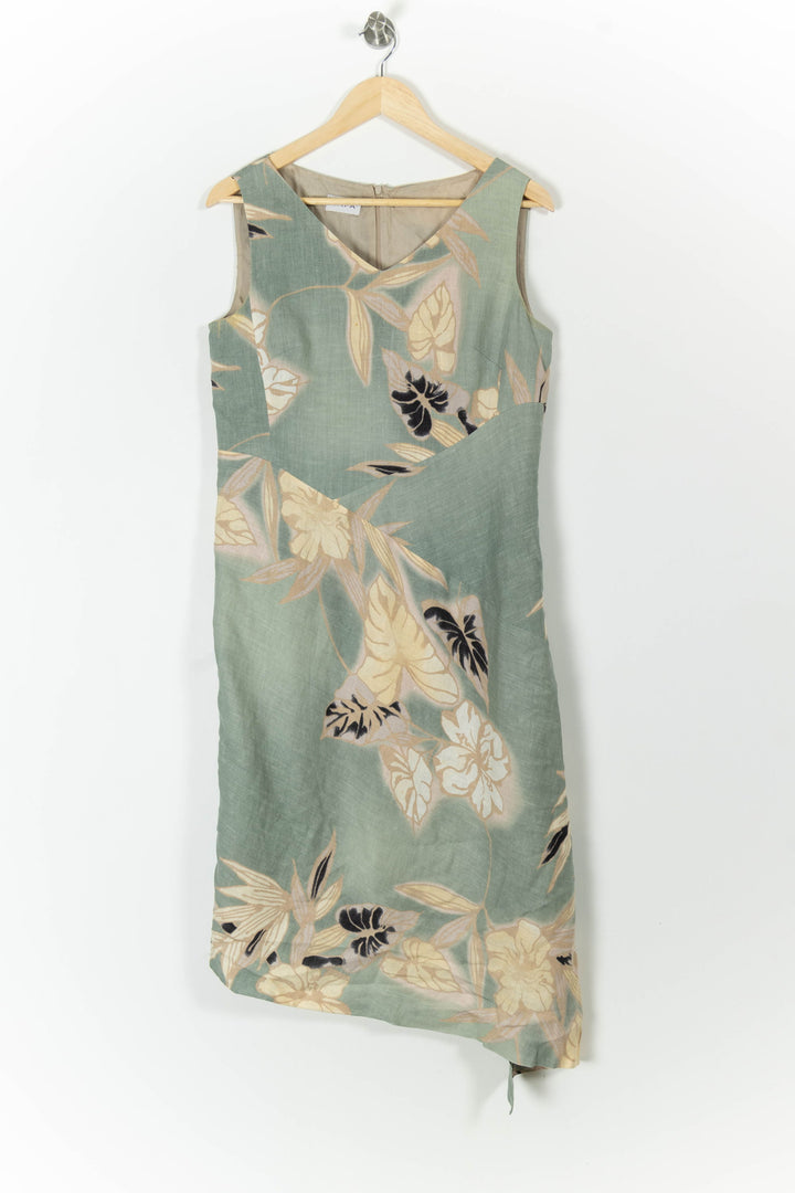 Robe Midi Verte et Beige - Taille XL/42 de la marque ZAPA | PARAD56101 - Vendu par Paradigme - Image 2