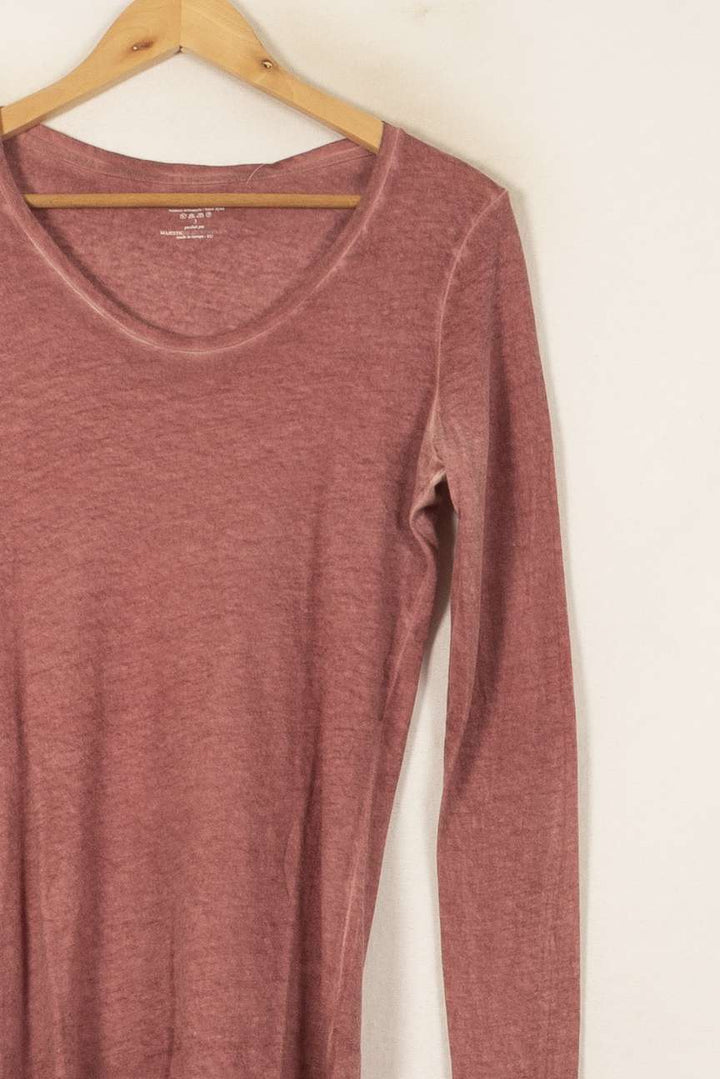Tee-shirt Manches Longues Rose - Taille L/40 de la marque Majestic Filatures | PARAD56105 - Vendu par Paradigme - Image 3