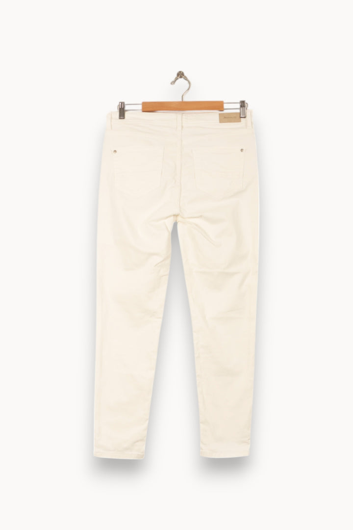 Pantalon Chino Blanc - Taille XL/42 de la marque Maison 123 | PARAD56107 - Vendu par Paradigme - Image 4