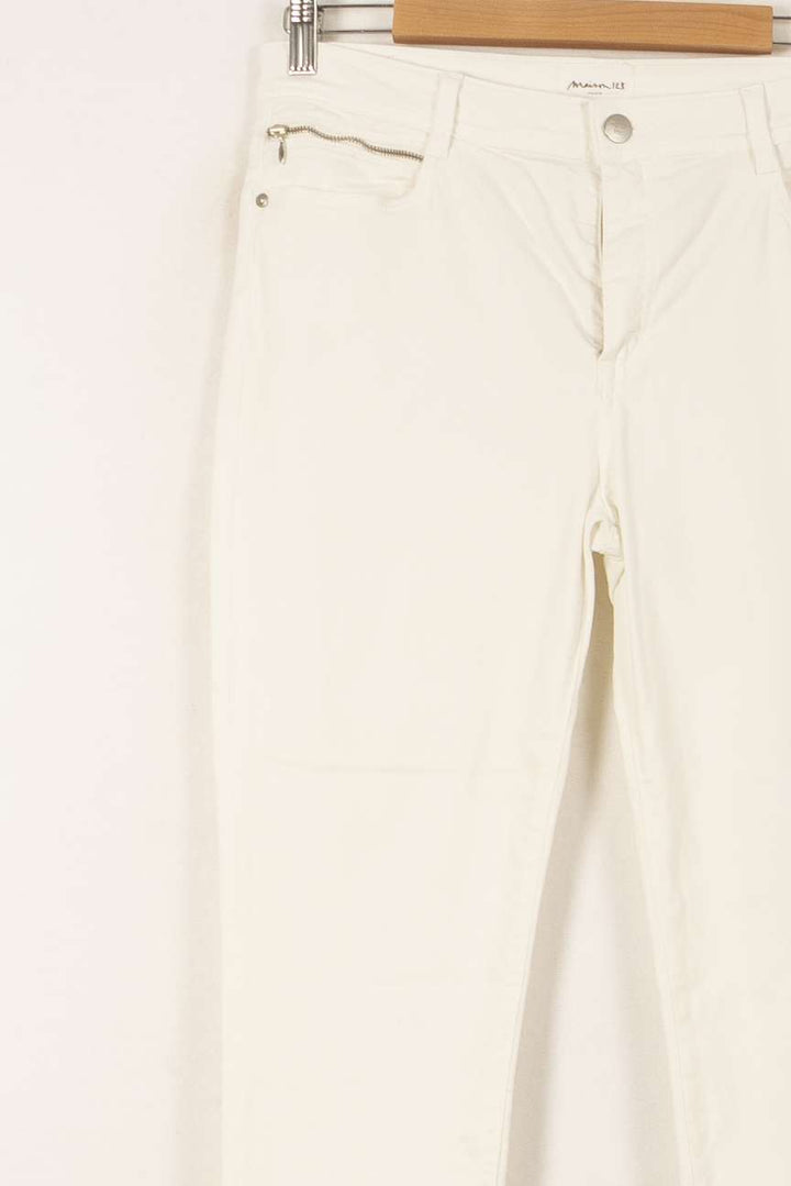 Pantalon Chino Blanc - Taille XL/42 de la marque Maison 123 | PARAD56107 - Vendu par Paradigme - Image 3