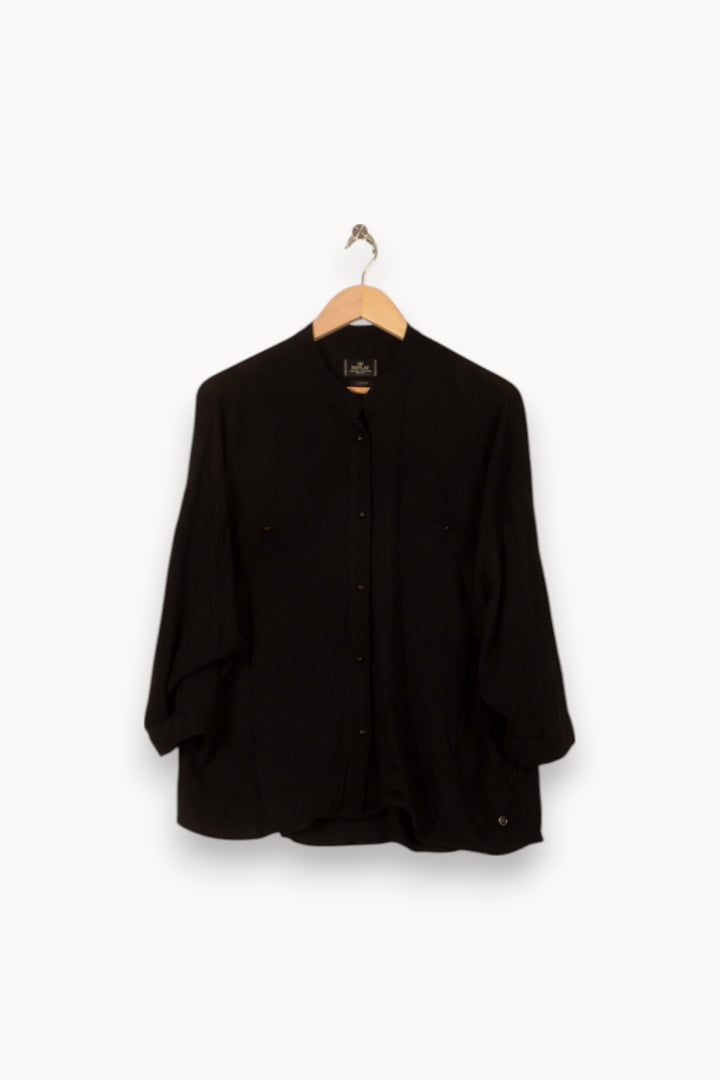 Chemise Noire - Taille L/40 de la marque Replay | PARAD56109 - Vendu par Paradigme - Image 2