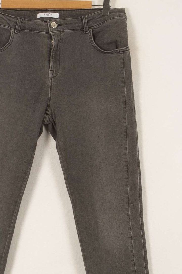 Jean Skinny Gris - Taille XL/42 de la marque ZAPA | PARAD56114 - Vendu par Paradigme - Image 3