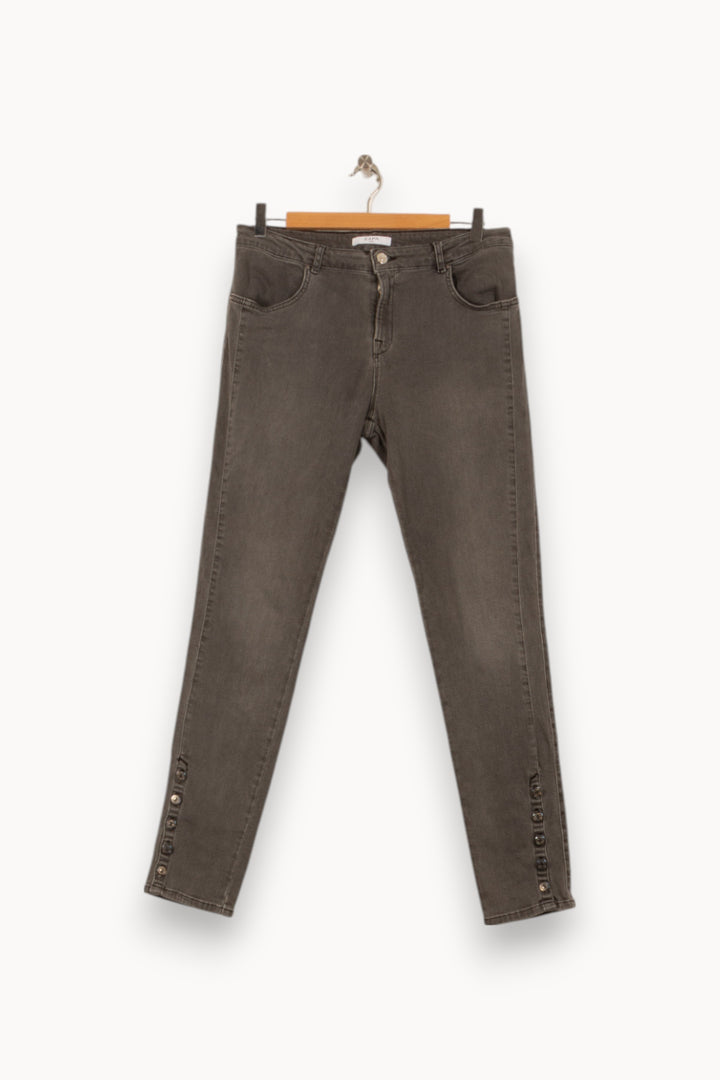 Jean Skinny Gris - Taille XL/42 de la marque ZAPA | PARAD56114 - Vendu par Paradigme - Image 2