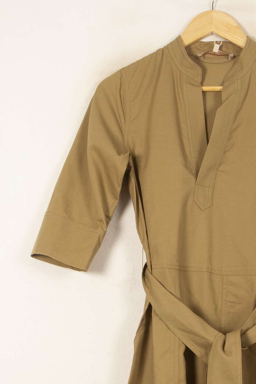 Robe Midi Marron - Taille XS/34 de la marque Vanessa Bruno | PARAD56115 - Vendu par Paradigme - Image 3