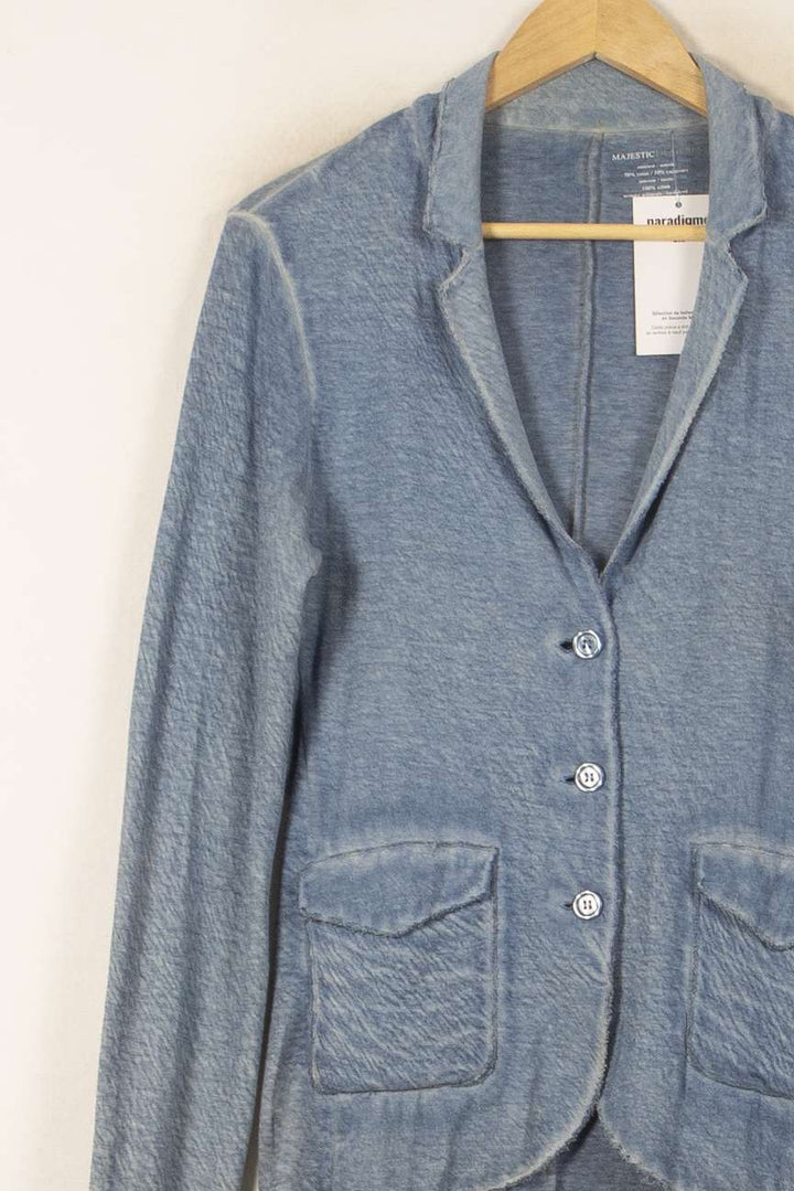 Veste Bleu - Taille L/40 de la marque Majestic Filatures | PARAD56116 - Vendu par Paradigme - Image 3