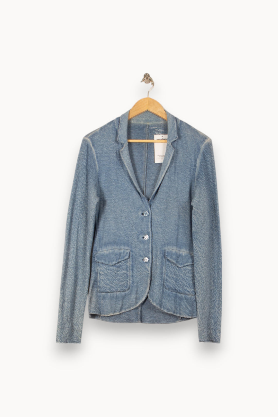 Veste Bleu - Taille L/40 de la marque Majestic Filatures | PARAD56116 - Vendu par Paradigme - Image 2