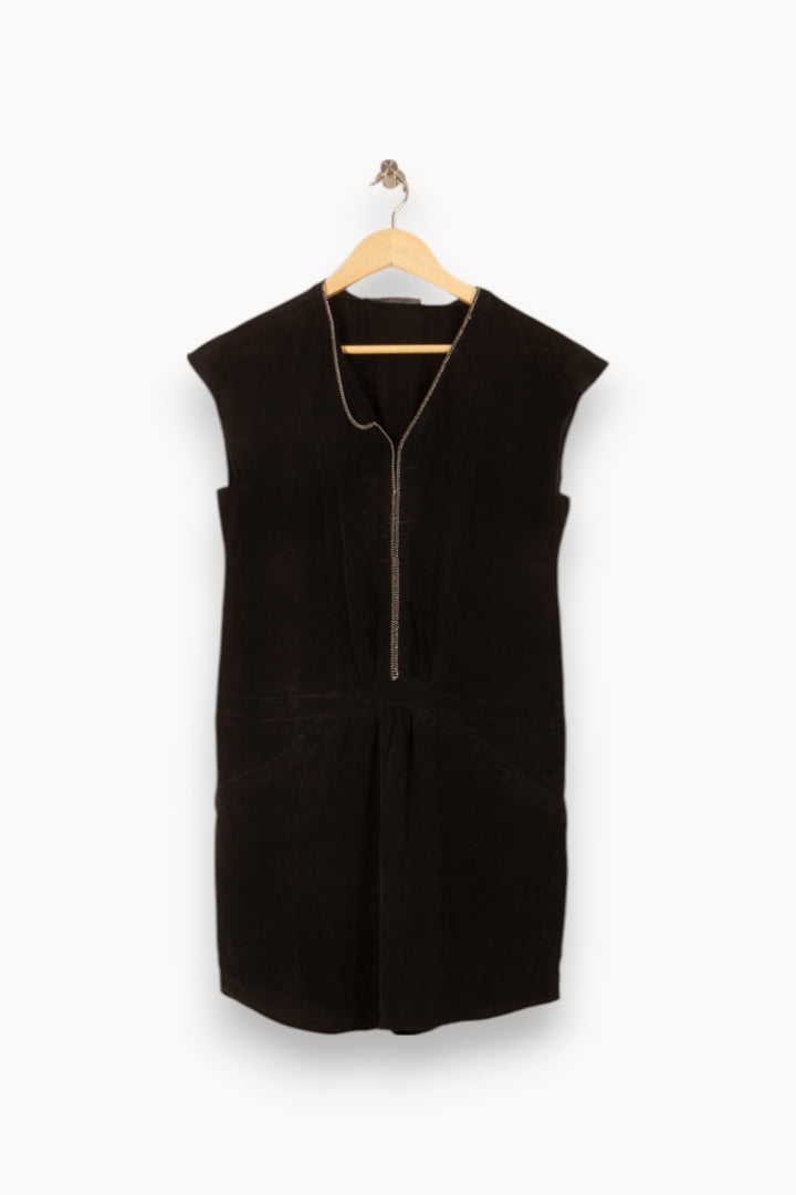 Robe Courte Noire - Taille M/38 de la marque Comptoir des Cotonniers | PARAD56118 - Vendu par Paradigme - Image 2