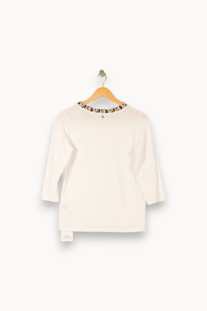 Tee-shirt Blanc - Taille S/36 de la marque Sud express | PARAD56125 - Vendu par Paradigme - Image 4
