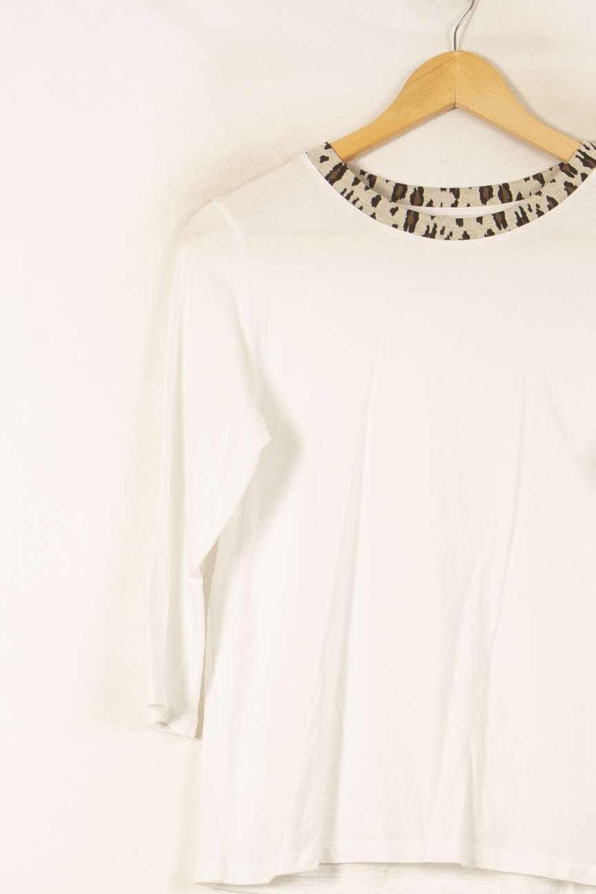 Tee-shirt Blanc - Taille S/36 de la marque Sud express | PARAD56125 - Vendu par Paradigme - Image 3