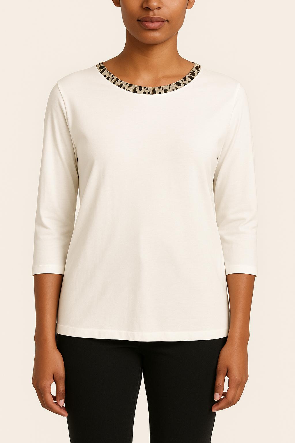 Tee-shirt Blanc - Taille S/36 de la marque Sud express | PARAD56125 - Vendu par Paradigme - Image 1