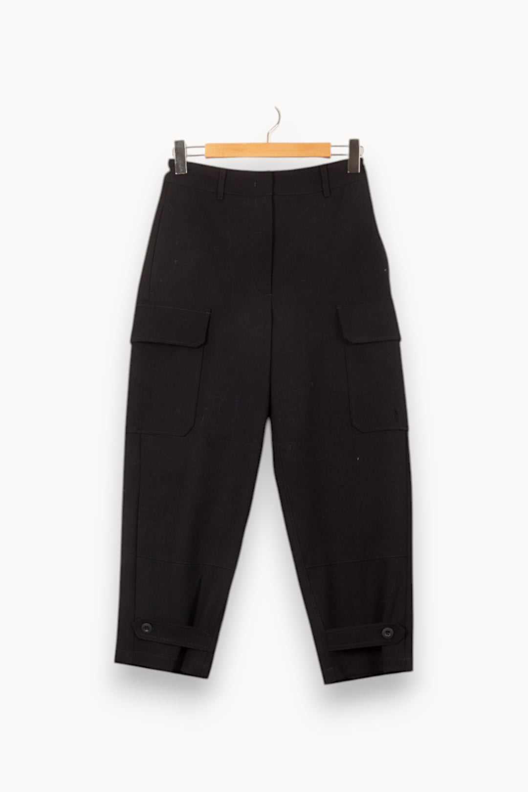 Pantalon Cargo Noir - Taille XS/34 de la marque Weekend Max Mara | PARAD56126 - Vendu par Paradigme - Image 2