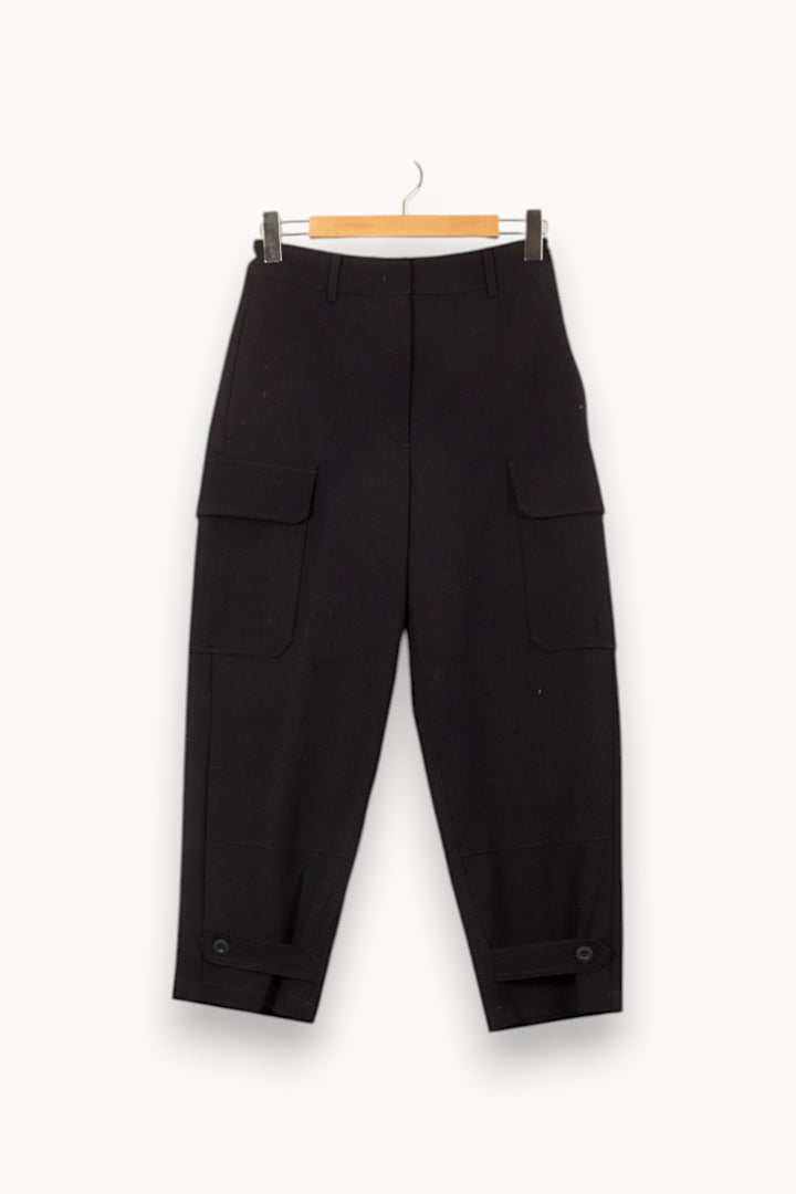 Pantalon Cargo Noir - Taille XS/34 de la marque Weekend Max Mara | PARAD56126 - Vendu par Paradigme - Image 2
