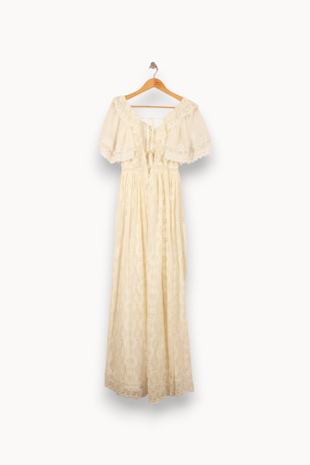 Robe Longue Blanche - Taille S/36 de la marque Louise Misha | PARAD56127 - Vendu par Paradigme - Image 4