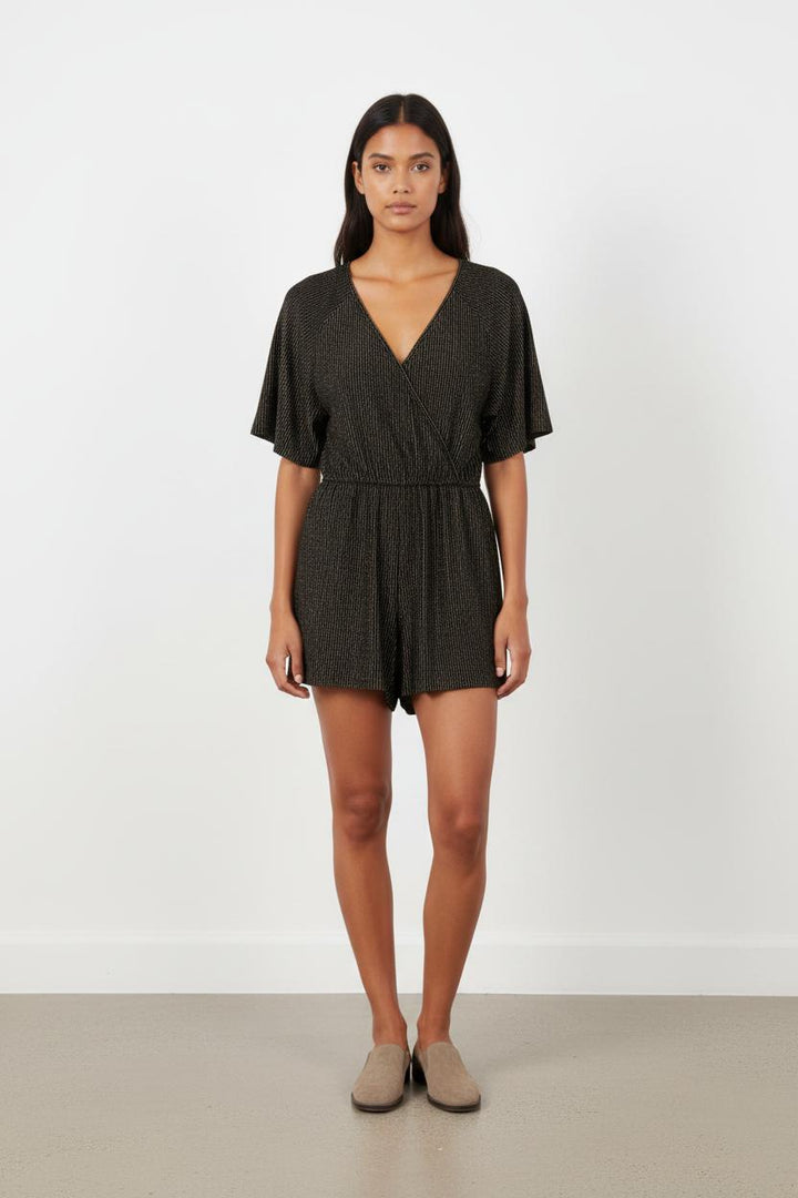 Combishort Noir et Doré - Taille L/40