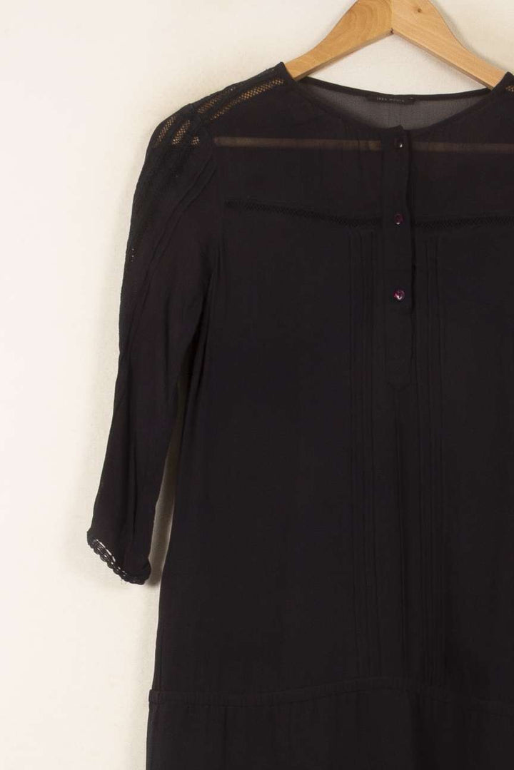 Robe Courte Noire - Taille S/36 de la marque IKKS | PARAD56143 - Vendu par Paradigme - Image 3