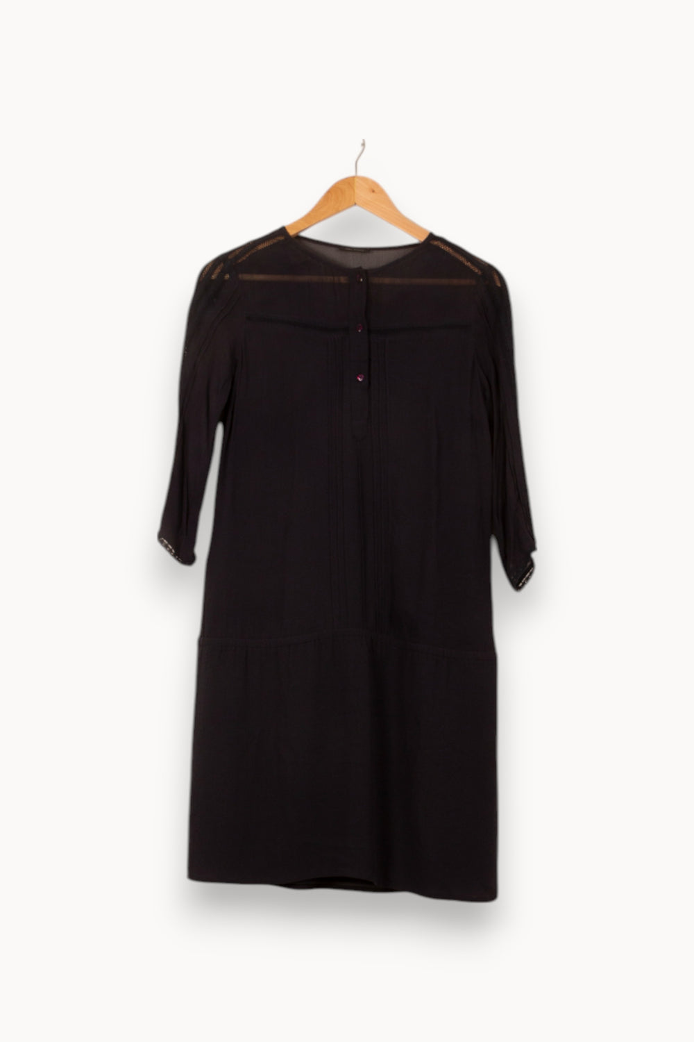 Robe Courte Noire - Taille S/36 de la marque IKKS | PARAD56143 - Vendu par Paradigme - Image 2
