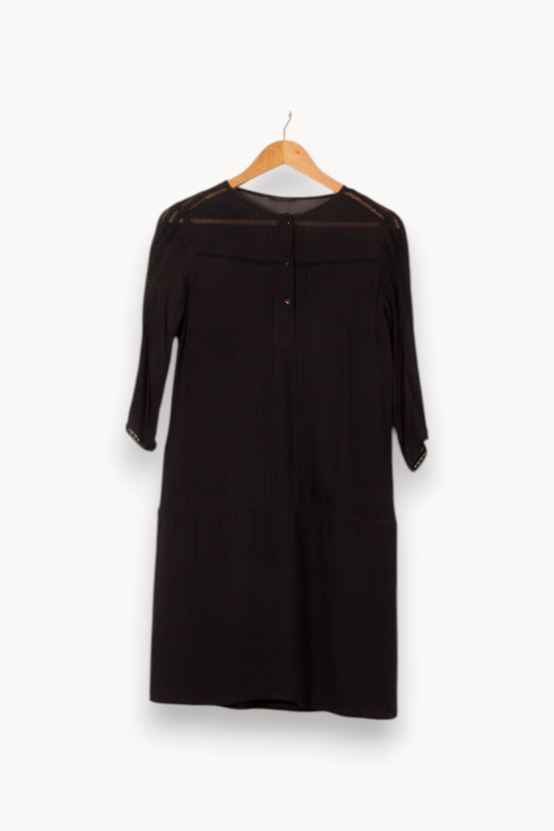 Robe Courte Noire - Taille S/36 de la marque IKKS | PARAD56143 - Vendu par Paradigme - Image 2
